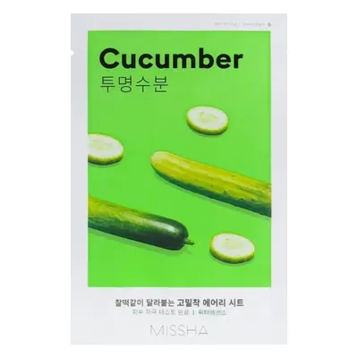 Missha Hydratační pleťová maska s extraktem z okurky Cucumber (Airy Fit Sheet Mask) 19 g