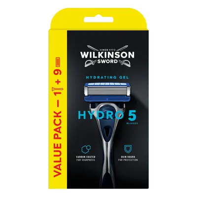 Wilkinson Sword Holicí strojek Hydro 5 Skin Protection + 9 hlavic