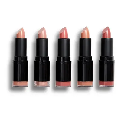 Revolution PRO Sada rtěnek Blushed Nudes (Lipstick Collection) 5 x 3,2 g