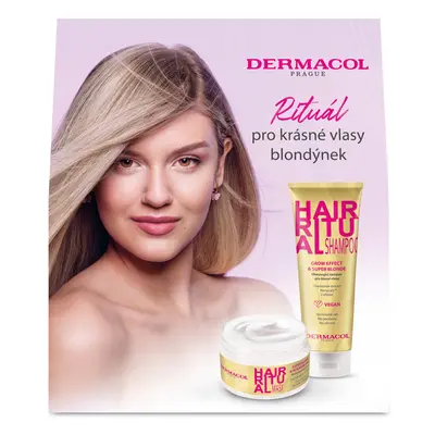 Dermacol Dárková sada vlasové péče pro blond vlasy Hair Ritual Blonde