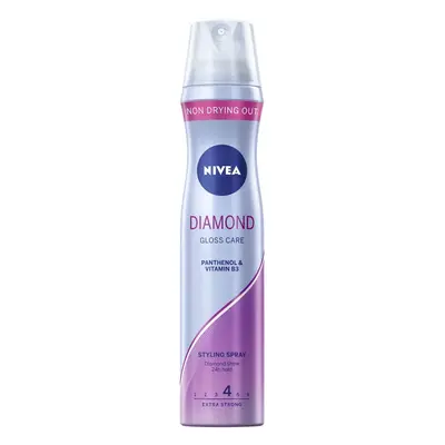 Nivea Lak na vlasy pro oslňující lesk vlasů Diamond Gloss 250 ml