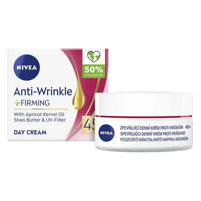 Nivea Zpevňující denní krém proti vráskám 45+ (Anti-Wrinkle + Firming) 50 ml