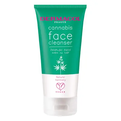 Dermacol Zklidňující čisticí krém na tvář s konopným olejem Cannabis (Face Cleanser) 150 ml