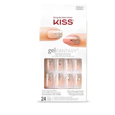 KISS Gelové nehty 60663 Gel Fantasy (Nails) 24 ks