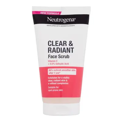 Neutrogena Pleťový peeling Clear & Radiant (Face Scrub) 150 ml