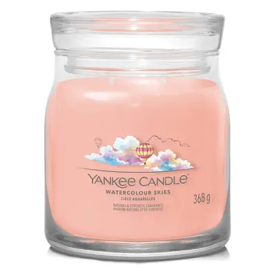 Yankee Candle Aromatická svíčka Signature sklo střední Watercolour Skies 368 g