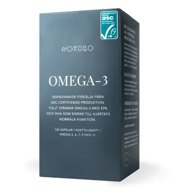 Nordbo Scandinavian Omega-3 Trout Oil 120 kapslí