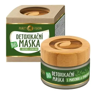 Purity Vision Bio detoxikační maska s Matchou a Spirulinou 40 ml