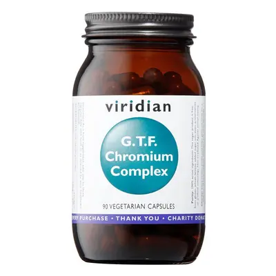 Viridian G.T.F. Chromium Complex (Komplex zinku, ALA a chromu) 90 kapslí