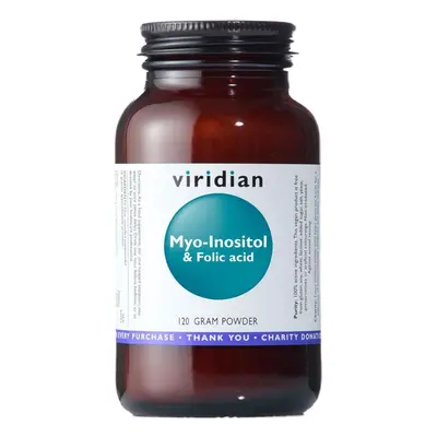 Viridian Myo-Inositol & Folic Acid (Myo-Inositol s kyselinou listovou) 120g