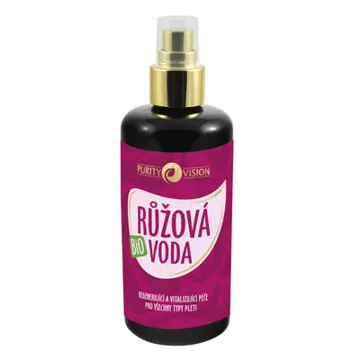 Purity Vision Růžová voda BIO 200 ml