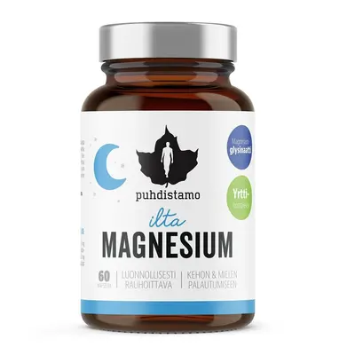 Puhdistamo Night Magnesium (Hořčík) 60 kapslí