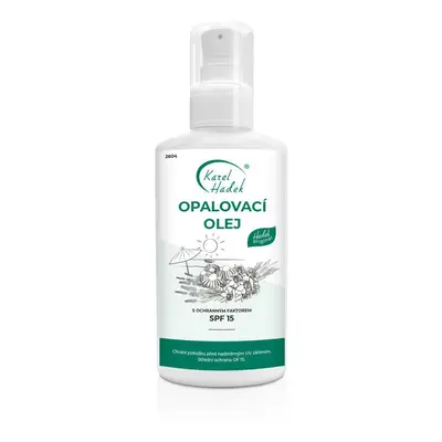 Hadek Opalovací olej SPF15