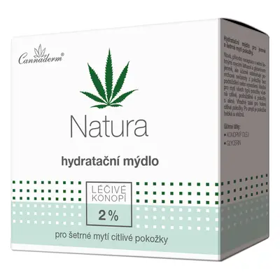 Cannaderm Hydratační mýdlo NATURA 100 g