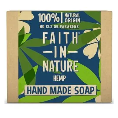 Faith in Nature Tuhé mýdlo s citronovou trávou a konopím 100g