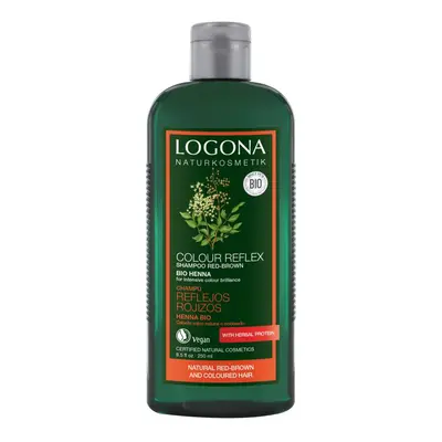 Logona Šampon oživující pro červ. hnědé a barvené vlasy Henna 250ml