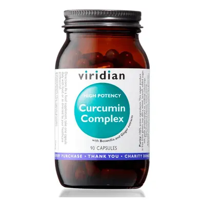 Viridian Curcumin Complex (Kurkuma, kadidlovník a zázvor) 90 kapslí