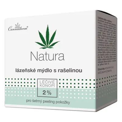 Cannaderm Lázeňské mýdlo s rašelinou NATURA 80 g