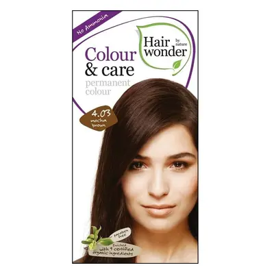 Hairwonder Barva MOCCA HNĚDÁ 4.03 přírodní dlouhotrvající BIO