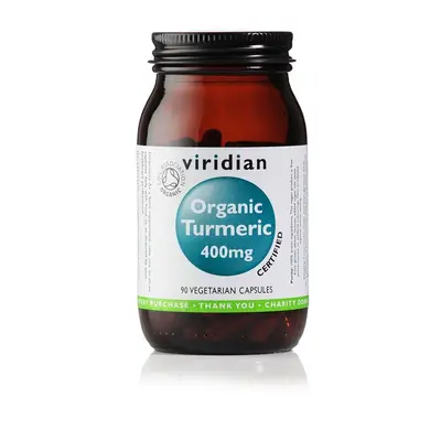 Viridian Turmeric 400mg Organic 90 kapslí