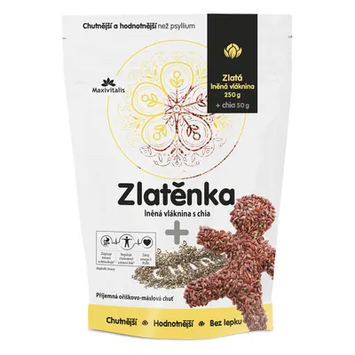 Maxivitalis Zlatěnka lněná vláknina s chia 300 g