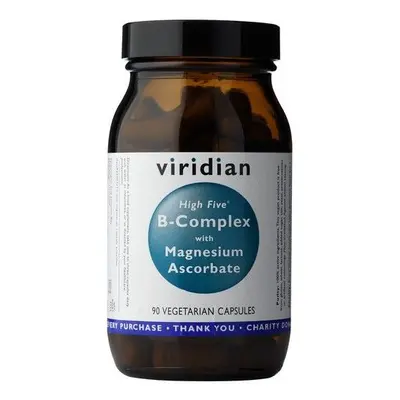 Viridian High Five B Complex with Magnesium Ascorbate 90 kapslí