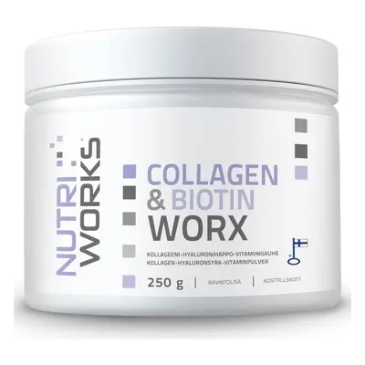 NutriWorks Collagen & Biotin Worx 250g