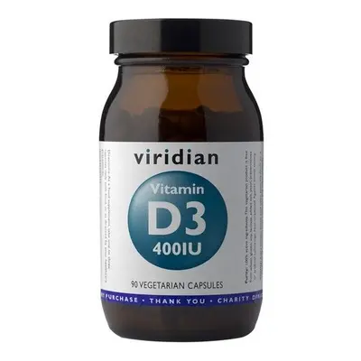 Viridian Vitamin D3 400iu 90 kapslí