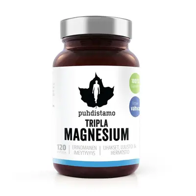 Puhdistamo Triple Magnesium (Hořčík) 120 kapslí