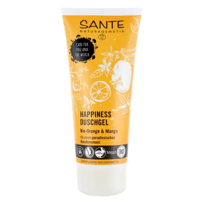 Sante Happiness sprchový gel Bio pomeranč a mango 200 ml