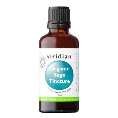 Viridian Sage Tincture Organic (Šalvěj lékařská Bio tinktura) 50ml