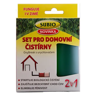 Subio Set pro domovní čov s urychlovačem 50g+80ml