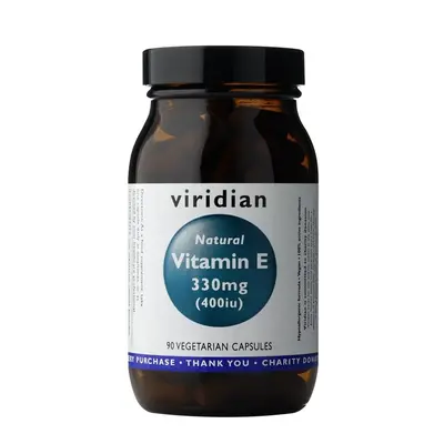 Viridian Vitamin E 330mg 400iu 90 kapslí