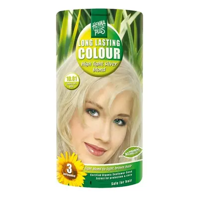 HennaPlus Dlouhotrvající barva Extra stříbrná blond 10.01 100 ml