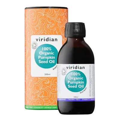 Viridian Pumpkin Seed Oil Organic (Olej z dýňových semínek Bio) 200ml