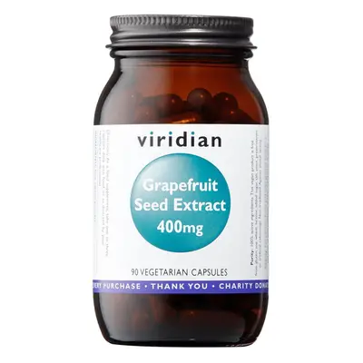 Viridian Grapefruit Seed Extract 400mg (Extrakt ze semínek grepfruitu) 90 kapslí