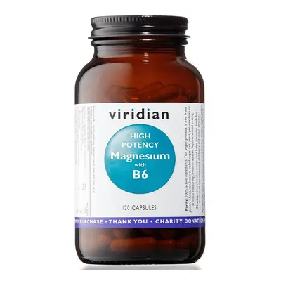 Viridian High Potency Magnesium with B6 120 kapslí