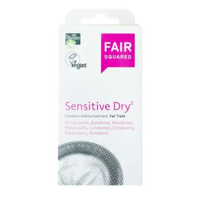 Kondom sensitive dry Fair Squared 10 ks