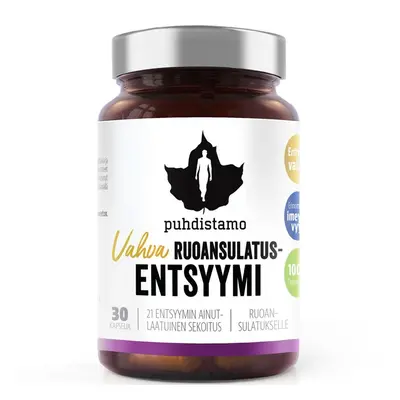 Puhdistamo Super Digestive Enzymes (Super trávicí enzymy) 30 kapslí