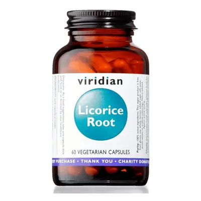 Viridian Licorice Root (Lékořice) 60 kapslí