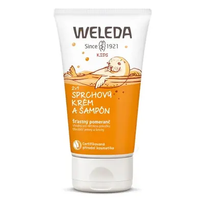 Weleda 2 v 1 sprchový krém a šampon Šťastný pomeranč 150 ml