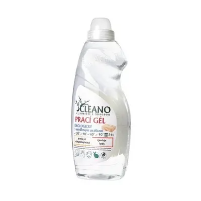 Cleano Prací gel, ekologický, s mýdlovým práškem 1500 ml