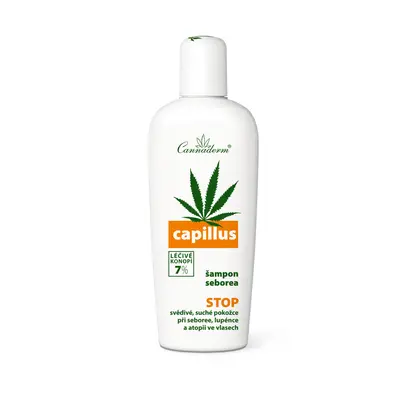 Cannaderm šampon pro suchou a citlivou pokožku hlavy Capillus Seborea 150 ml