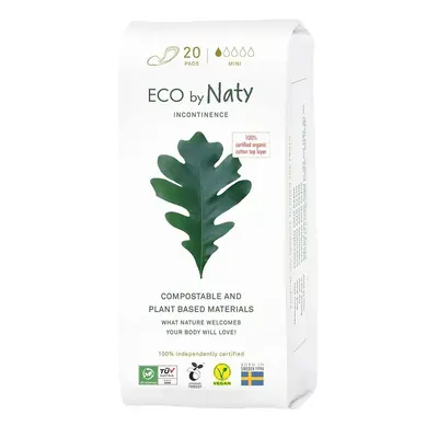 Naty Dámské ECO inkontinenční vložky - mini 20 ks