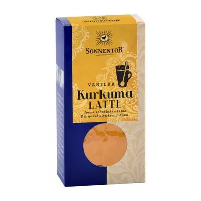 Sonnentor Bio Kurkuma Latte-vanilka krabička (Pikantní kořeněná směs) 60g