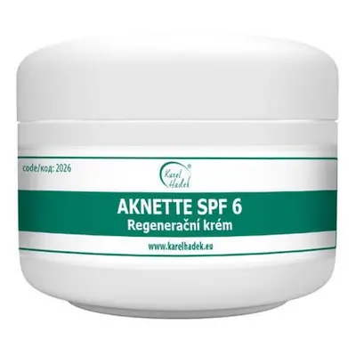 Aknette Regenerační krém SPF6 Hadek