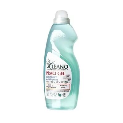 Cleano Prací gel, ekologický, pro zářivě bílé prádlo 1500ml