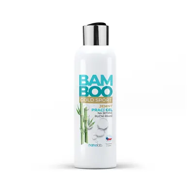 Antibakteriální jemný prací gel BAMBOO Gold Sport Nanolab 500 ml