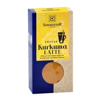 Sonnentor Bio Kurkuma Latte-zázvor krabička (Pikantní kořeněná směs) 60g