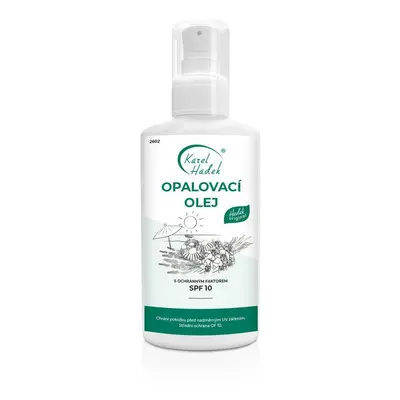 Hadek Opalovací olej SPF10